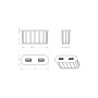 Мебельная USB розетка  ASA VersaPick type A+C золото (060.29Z.00064)