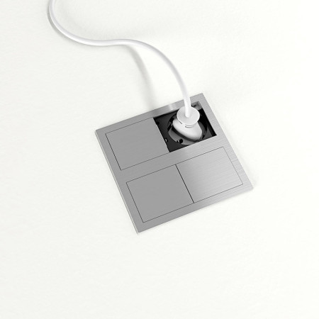 Розетковий блок ASA VersaHit Dual 1x220+1USB 5V IP54 нержавіюча сталь (060.15F.00009)