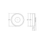Ручка-кнопка Viefe D 70 мм (0556.070.Z.M2) черный матовый