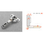 Накладная петля Salice Silentia+ Series 800 Soft close 105 (C8P6CE9)