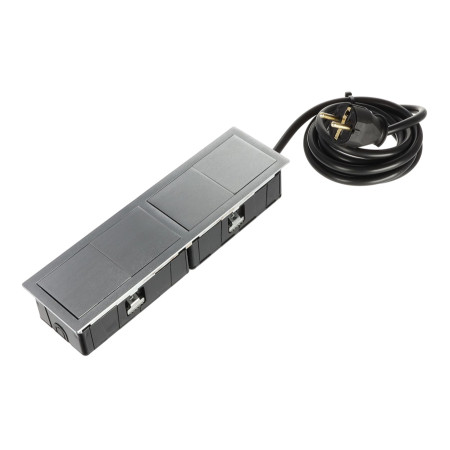 Розеточный блок ASA VersaHit Combi 2x220 IP54 нержавеющая сталь  (060.25F.00021)