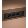 Розеточный блок ASA VersaFrame 3.0 3x220 USB 5V черный (060.40F.00009)