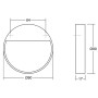 Ручка-кнопка Viefe 64 мм (0496.064.Z.23)