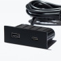 Мебельная USB розетка  ASA VersaPick type A+C матовый черный (060.29Z.00053)