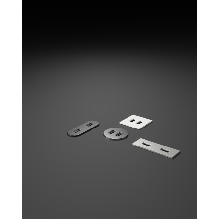 Мебельная USB розетка  ASA VersaPick type A+C черная матовая (060.29Z.00045)