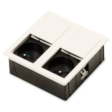 Розеточный блок ASA VersaHit Dual 2x220 IP54 холодный белий RAL 9003 (060.15F.00008)