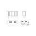 Купити Мебельная USB розетка  ASA VersaPick type A+C золото (060.29Z.00064) РОЗЕТКА В СТІЛЬНИЦЮ від ASA Plastici - 3