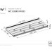 Купити Лоток для столовых приборов Essetre Whitty-Line WC1200B1VX055 ЛОТОК ДЛЯ СТОЛОВИХ ПРИЛАДІВ від Essetre - 3