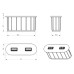 Купить Мебельная USB розетка  ASA VersaPick type A+C матовый белый RAL9010 (060.29Z.00059) РОЗЕТКА В СТОЛЕШНИЦУ от ASA Plastici - 1