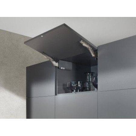 AVENTOS HK top, силовий механізм 23, BLUMOTION, темно-сірий, алюмінієві рамки