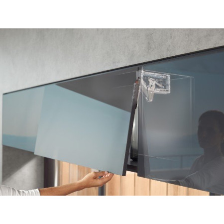 AVENTOS HK top, силовий механізм 23, BLUMOTION, темно-сірий, алюмінієві рамки