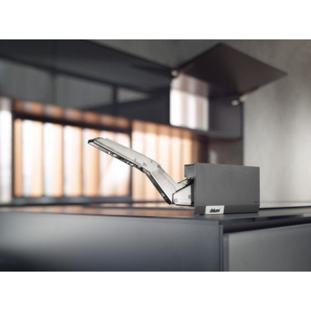 AVENTOS HK top, силовий механізм 23, BLUMOTION, темно-сірий, алюмінієві рамки