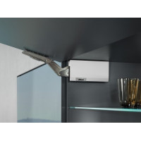 AVENTOS HK top, силовий механізм 25, TIP-ON, білий шовк, дерев’яний фасад