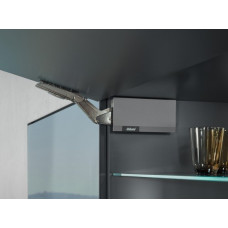 AVENTOS HK top, силовий механізм 23, BLUMOTION, світло-сірий, дерев’яний фасад