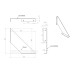 Купить Консоль декоративная Loft GIFF ARK L=200х200 черный ПОЛКОДЕРЖАТЕЛИ от  GIFF - 2