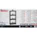 Купити СТЕЛЛАЖ ДЛЯ ВЗУТТЯ НА 4 ПОЛИЦІ UNIVERSAL VENT 63-4 ПОЛИЦЯ ПЛАСТИКОВА від  TOOMAX (Італія) - 6