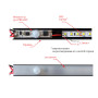 Вимикач меблевий на рух PIR GIFF для LED стрічки (у профіль) 3,7-24V 10A