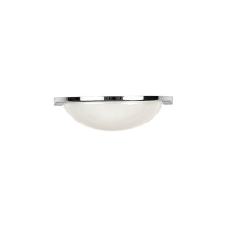 Ручка меблева Ferro Fiori CR 9007.96 хром / білий