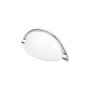Ручка меблева Ferro Fiori CR 9007.96 хром / білий