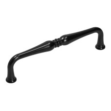 Меблева ручка скоба Gamet UR55-128-G35 чорний матовий