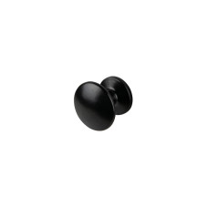 Меблева ручка кнопка кругла GP 1601-1 (DG 16 G1) чорна