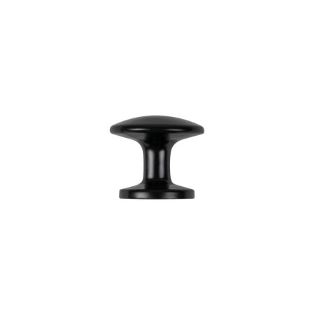 Меблева ручка кнопка кругла GP 1601-1 (DG 16 G1) чорна