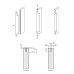 Ручка мебельная Ferro Fiori M 0011.600 черный РУЧКИ ДЛЯ МЕБЕЛИ от Ferro Fiori - 5 Купить Ручка мебельная Ferro Fiori M 0011.600 черный РУЧКИ ДЛЯ МЕБЕЛИ от Ferro Fiori - 5