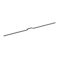 Мебельная ручка профиль Gamet UA130-352-1056-L36 чёрный матовый 