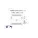 Купити Меблева ручка GTV STRUCTURE чорна (UA-STUCTURE-128-20M) РУЧКИ ДЛЯ МЕБЛІВ від Меблеві ручки GTV (Польща) - 1