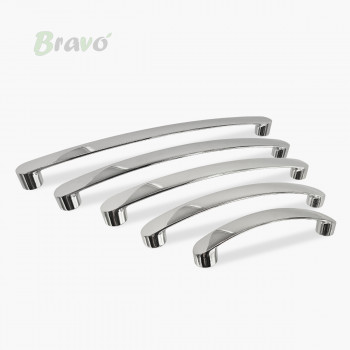 РУЧКА ДЛЯ МЕБЕЛИ BRAVO ARC WIND/ 128, ХРОМ