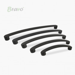 РУЧКА ДЛЯ МЕБЕЛИ BRAVO ARC WIND/ 96,ЧЕРНАЯ