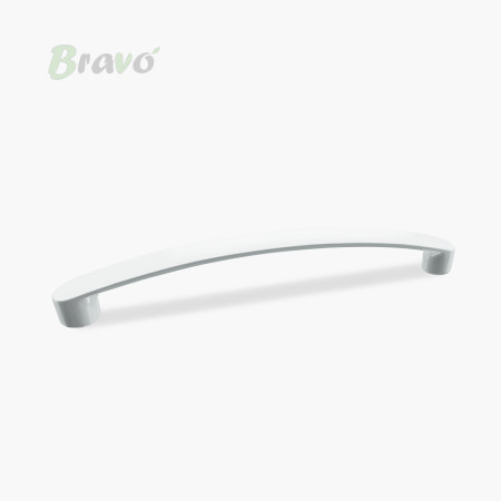 РУЧКА ДЛЯ МЕБЛІВ BRAVO ARC WIND/160,БІЛА
