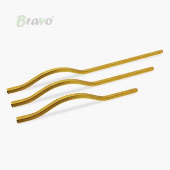 РУЧКА ДЛЯ МЕБЛІВ BRAVO AWORM/ 192, МАТОВЕ ЗОЛОТО