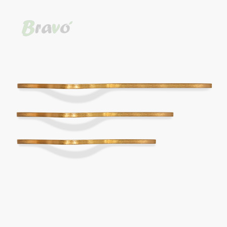 РУЧКА ДЛЯ МЕБЛІВ BRAVO AWORM/ 192, МАТОВЕ ЗОЛОТО