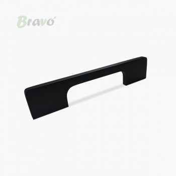 РУЧКА ДЛЯ МЕБЛІВ BRAVO BRICK/ 128, ЧОРНА