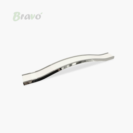 РУЧКА ДЛЯ МЕБЛІВ BRAVO CONTOUR/ 160, ХРОМ+БІЛА