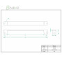 РУЧКА ДЛЯ МЕБЛІВ BRAVO CAROB/ 224, БІЛА
