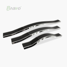 РУЧКА ДЛЯ МЕБЛІВ BRAVO CONTOUR/ 160, ХРОМ+ЧОРНИЙ