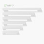 РУЧКА ДЛЯ МЕБЛІВ BRAVO CAROB/ 128, БІЛА