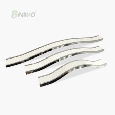 РУЧКА ДЛЯ МЕБЛІВ BRAVO CONTOUR/ 160, ХРОМ+БІЛА