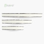 РУЧКА ДЛЯ МЕБЛІВ BRAVO CONTOUR/ 224, ХРОМ+БІЛА