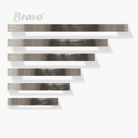 РУЧКА ДЛЯ МЕБЛІВ BRAVO CAROB/ 192, ІНОКС
