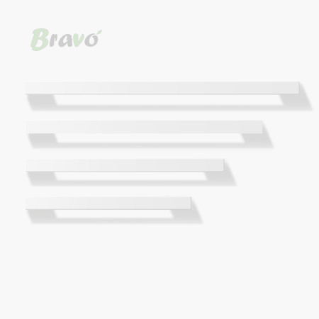 РУЧКА ДЛЯ МЕБЛІВ BRAVO DEMUR/ 192, БІЛИЙ