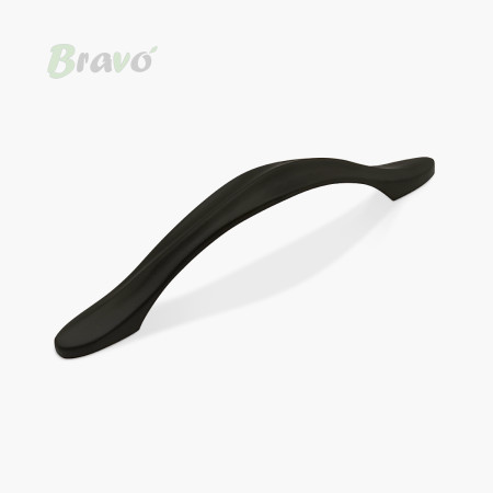 РУЧКА ДЛЯ МЕБЕЛИ  BRAVO DOVE/ 128, ЧЕРНАЯ