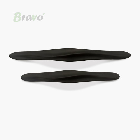 РУЧКА ДЛЯ МЕБЕЛИ  BRAVO DOVE/ 128, ЧЕРНАЯ