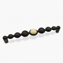 РУЧКА ДЛЯ МЕБЕЛИ  BRAVO PEARL BALL/ 160, ЧЕРНЫЙ