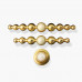 РУЧКА ДЛЯ МЕБЛІВ BRAVO PEARL BALL/ 160, МАТОВЕ ЗОЛОТО