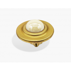 РУЧКА ДЛЯ МЕБЕЛИ  BRAVO PEARL BALL/МАТОВОЕ ЗОЛОТО