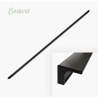 РУЧКА ДЛЯ МЕБЕЛИ BRAVO LONG B ЧЕРНАЯ