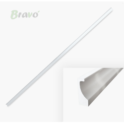 РУЧКА ДЛЯ МЕБЕЛИ BRAVO LONG R БЕЛАЯ